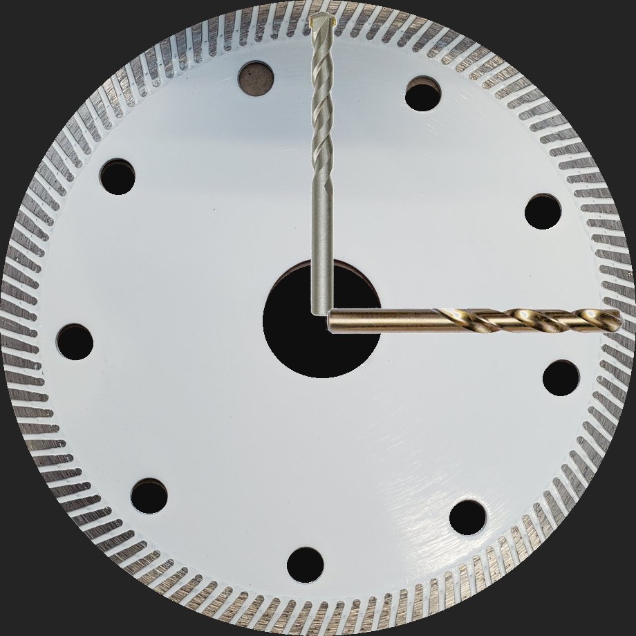 FANXI diamond saw blade with masonry drill bit and HSS drill bit