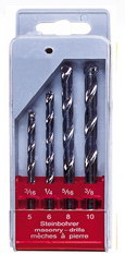 4pcs Masonry Drill Set