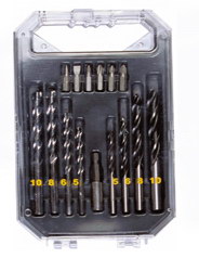 15pcs Combination Drill Set
