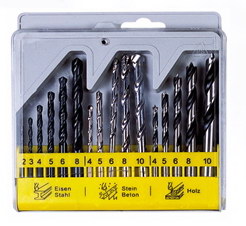 16pcs Combination Drill Set